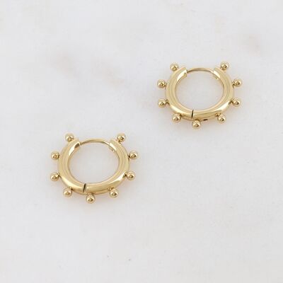 Keano S Hoop Earrings - Gold
