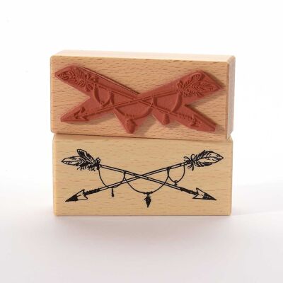 Motif stamp title: feather arrows