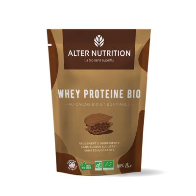 Proteine del Siero di Cioccolato Biologico - Bustina 200 g
