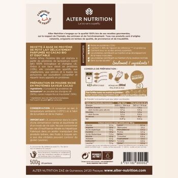 Protéine Whey Chocolat Bio - Sachet 1 kg 3