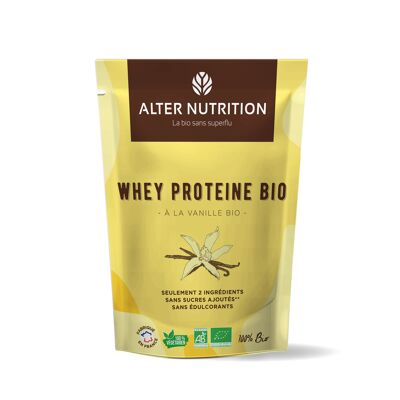 Proteine del siero di latte alla vaniglia biologiche - Bustina 200 g
