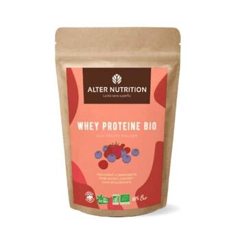 Protéine Whey Fruits Rouges Bio - Sachet 1 kg 4