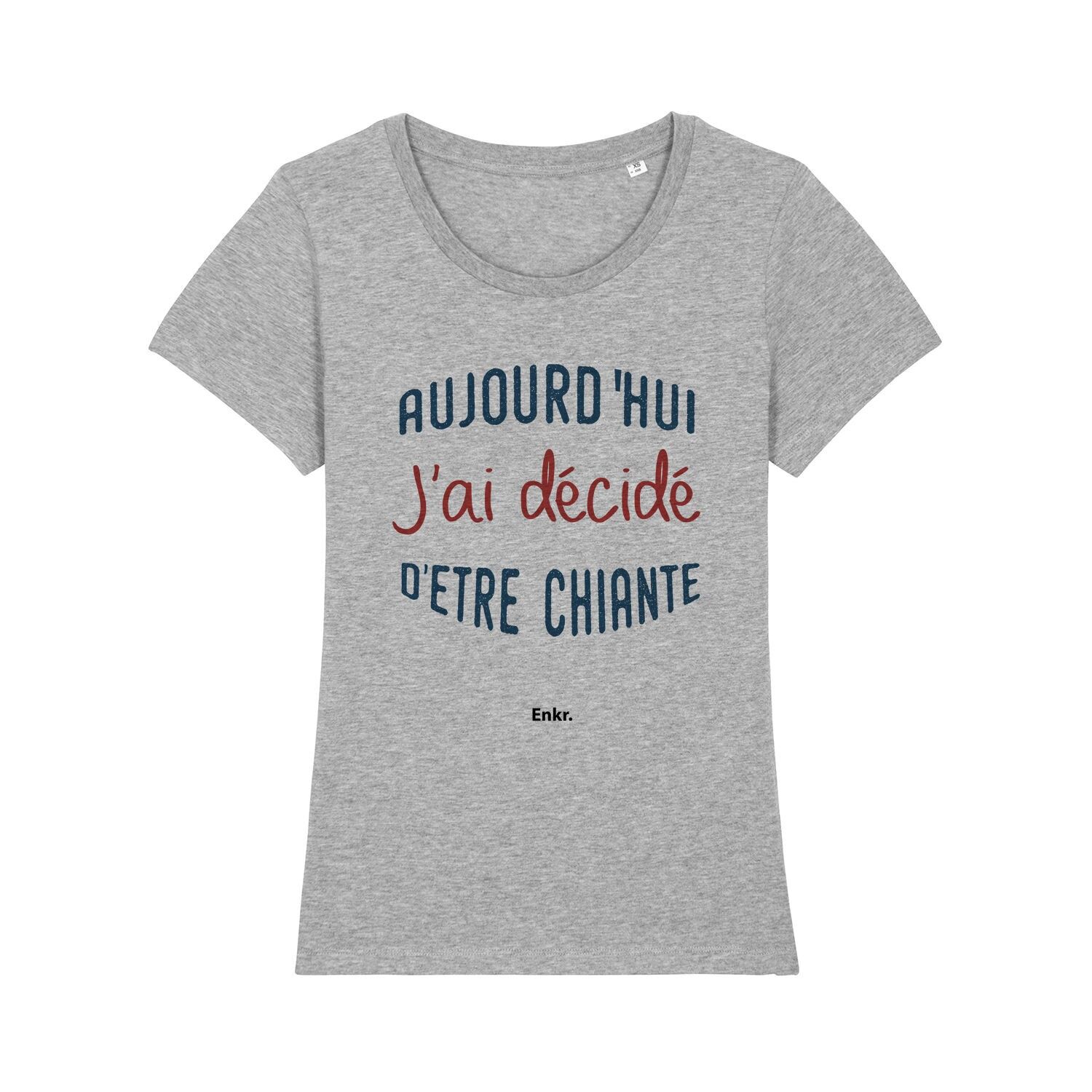 GREY Heather TSHIRT HEUTE HAT ICH ENTSCHEIDET, EINE SCHLAMPE zu sein