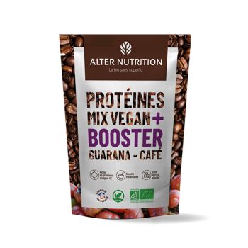 Protéine Vegan Bio Guarana Café - Booster - Sachet 200 g 1