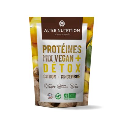 Protéine Vegan Bio Gingembre Citron - Detox - Sachet 200 g