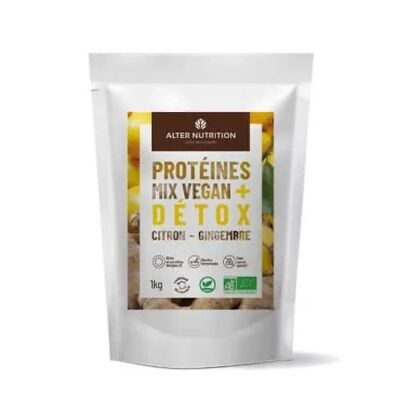 Organic Vegan Protein Ginger Lemon - Detox - Sachet 1 kg