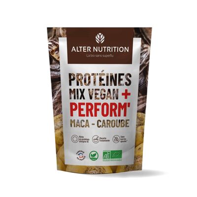 Organic Vegan Protein Maca Carob - Perform - Sachet 200 g