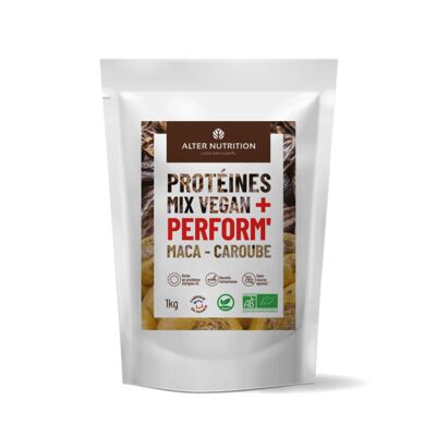 Organisches veganes Protein Maca Carob - Perform - 1 kg Beutel