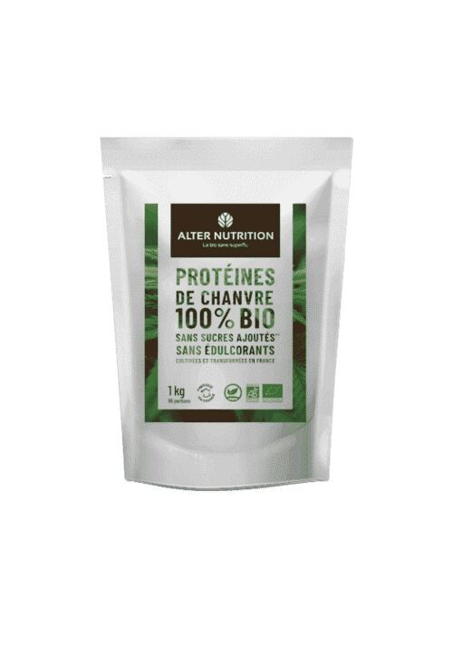 Protéines de Chanvre Bio Nature - Sachet 1 kg