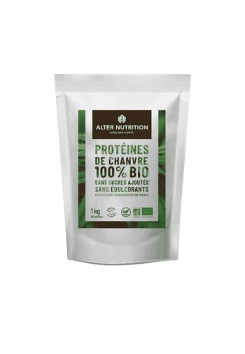 Protéines de Chanvre Bio Nature - Sachet 1 kg 1