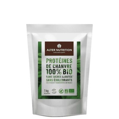 Protéines de chanvre bio cacao - Sachet 1 kg