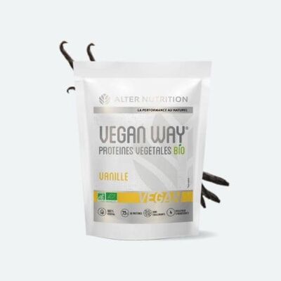 Organic Vegan Whey vanilla flavor - Sachet 700 g
