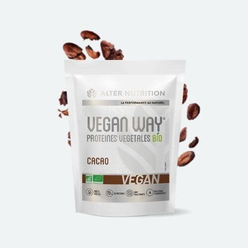 Whey Vegan Bio parfum chocolat - Sachet 700 g