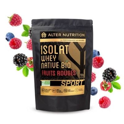 Organic native red fruit whey isolate - 700 g bag