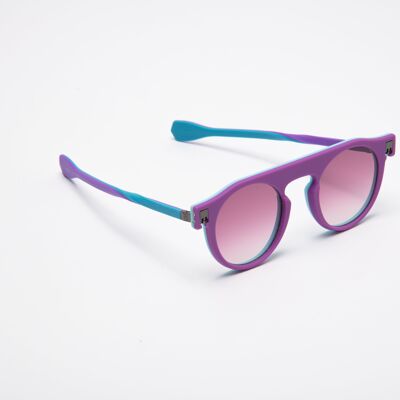 REVERSO - Tiffany violeta y azul