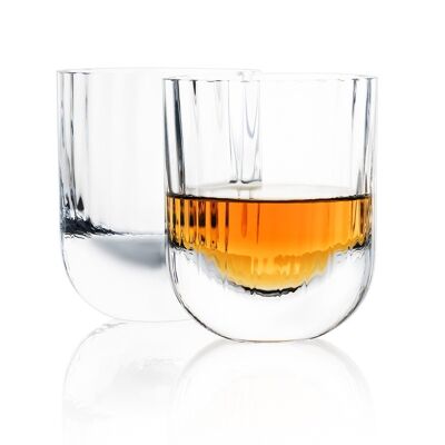 Caja de degustación de ámbar II Vaso de degustación de whisky artesanal AmberGlass