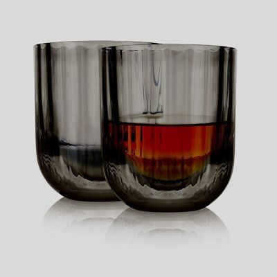 Amber Tasting Box II Schwarzes AmberGlass Handgefertigtes Whisky Tasting Glas