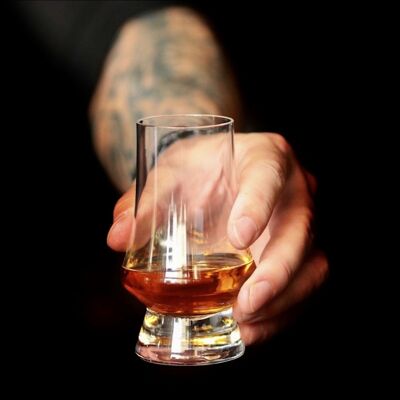 G501 AmberGlass Handgefertigtes Whisky-Verkostungsglas