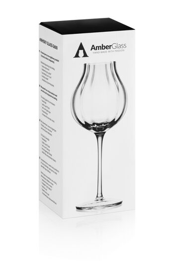 G600 AmberGlass Verre de dégustation Whisky fabriqué à la main 2