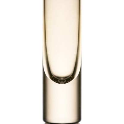 V101 AmberGlass Handcrafted "shot" vodka glasses x6
