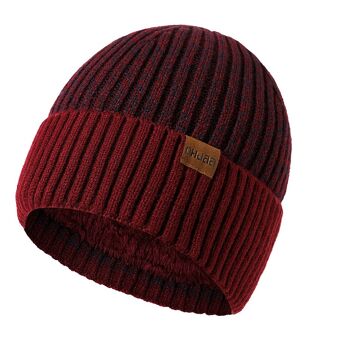 Bonnet d'hiver en tricot chaud pour hommes 2