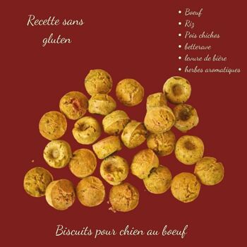 Sachet biscuits au   Boeuf 3