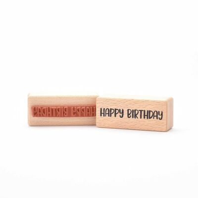 Motif stamp title: Happy Birthday