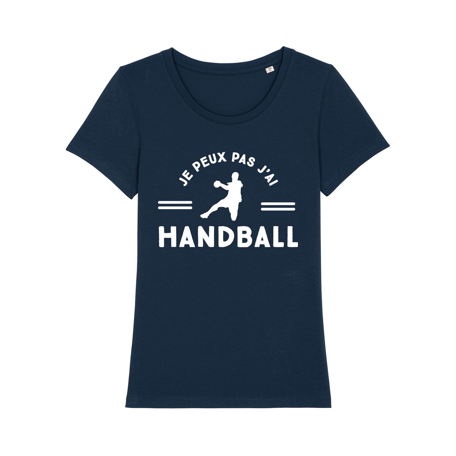 TSHIRT NAVY Ich kann nicht, ich habe Handball Frau