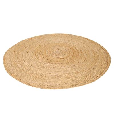 Tapis jute Tamani Natur rond fibre naturelle