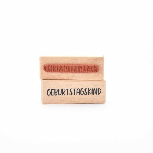 Motivstempel Titel: Geburtstagskind