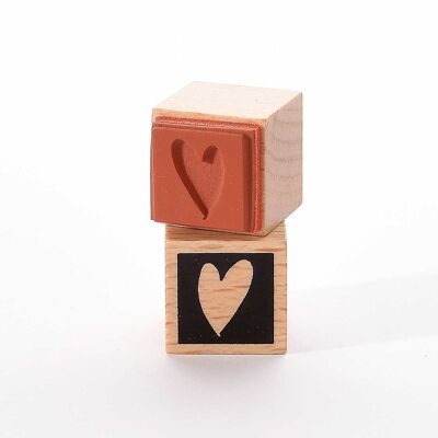 Motif stamp Title: Heart squared