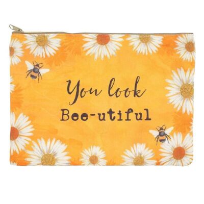 You Look Bee-Utiful Makeup Pouch