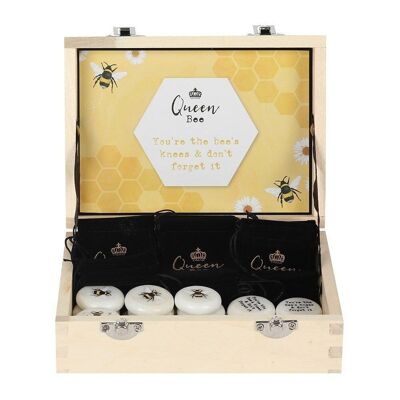 Queen Bee Lucky Charm Display of 24 pieces