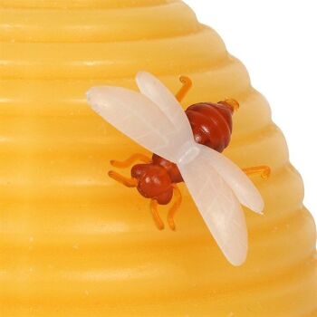 Bougie en forme de ruche en cire d'abeille 2
