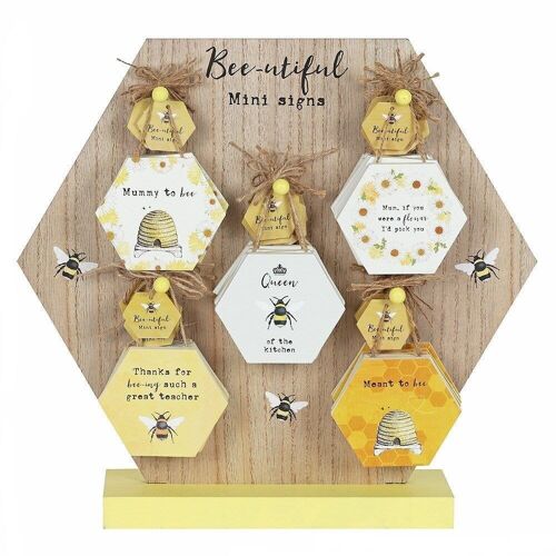 Bee Sign Display of 30 pieces