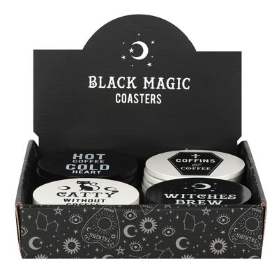 Posavasos de bruja de magia negra