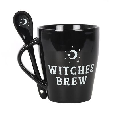 Ensemble tasse et cuillère Witches Brew