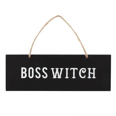 Señal de pared Boss Witch