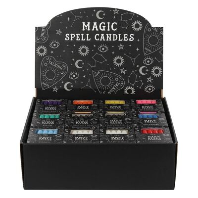 Bougies Magic Spell Présentoir de 48 pièces