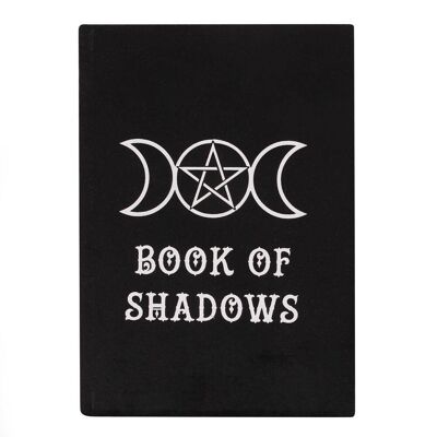 Book of Shadows Samt-A5-Notizbuch