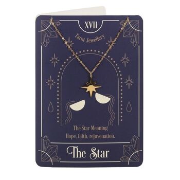Le collier Star Tarot sur carte de vœux 1