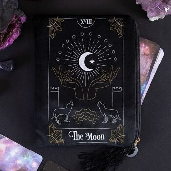 Sac zippé The Moon Tarot Card 2