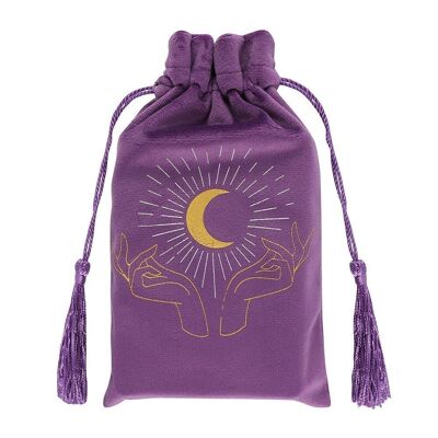 Manos de tarot moradas Mochila saco