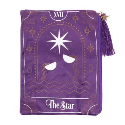 Die Star Tarot Card Tasche mit Reißverschluss