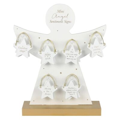 Angel Sentiment Signs Display of 36 pieces