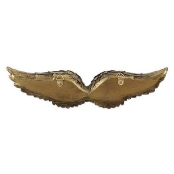 Ailes d'ange suspendues en or antique de 30 cm 2