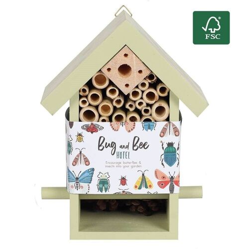 Wooden Bug and Bee Hotel