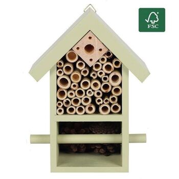 HÔTEL EN BOIS POUR INSECTES ET ABEILLES 2