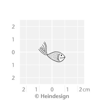 Titre du tampon motif : Petit poisson I 2