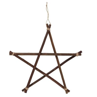 40 cm Weidenzweig-Pentagramm